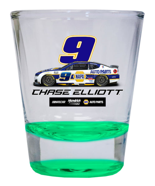 Chase Elliott - NAPA #9 Nascar Offic. Licensed 2 oz Round Shot Glass