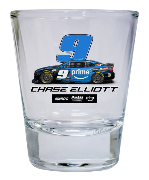 Chase Elliott #9 Nascar Offic. Licensed 2 oz Round Shot Glass