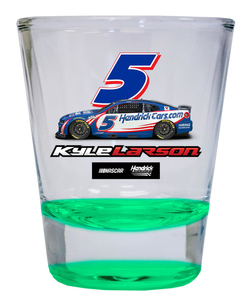 Kyle Larson - Hendricks Cars.com #5 Nascar Offic. Licensed 2 oz Round Shot Glass