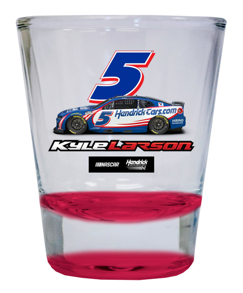 Kyle Larson - Hendricks Cars.com #5 Nascar Offic. Licensed 2 oz Round Shot Glass