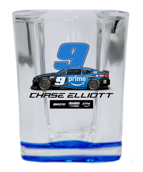 Chase Elliott #9 Nascar Offic. Licensed 2 oz Square Shot Glass