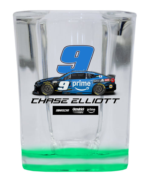 Chase Elliott #9 Nascar Offic. Licensed 2 oz Square Shot Glass