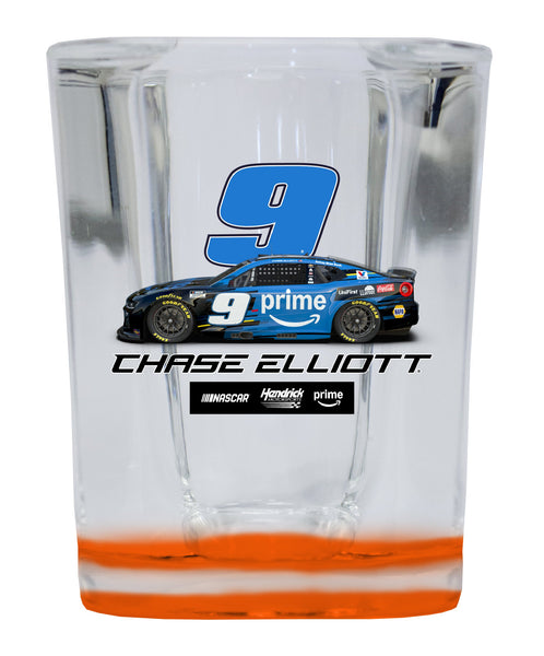 Chase Elliott #9 Nascar Offic. Licensed 2 oz Square Shot Glass