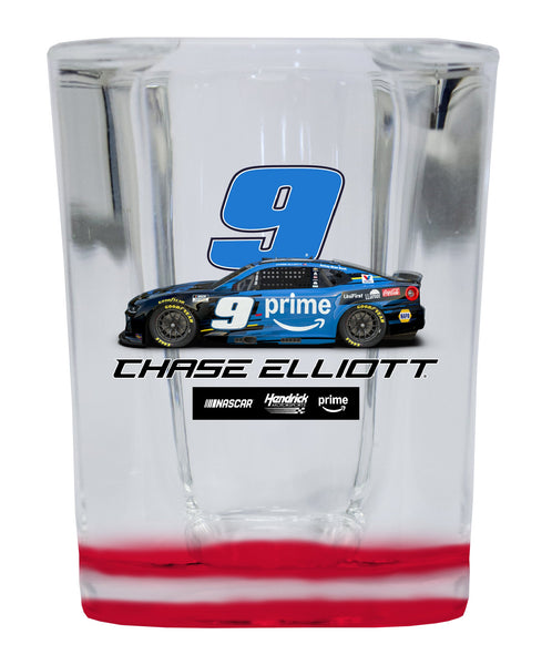 Chase Elliott #9 Nascar Offic. Licensed 2 oz Square Shot Glass