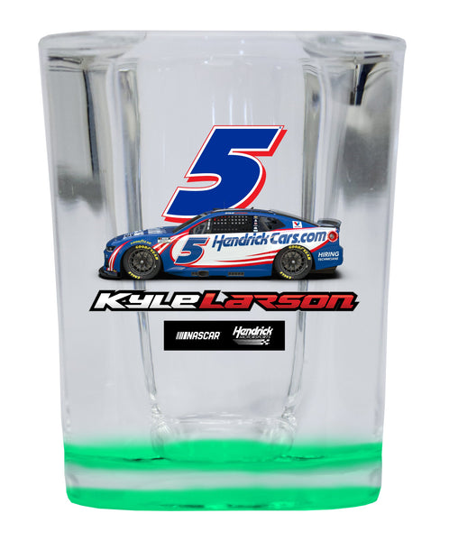 Kyle Larson - Hendricks Cars.com #5 Nascar Offic. Licensed 2 oz Square Shot Glass