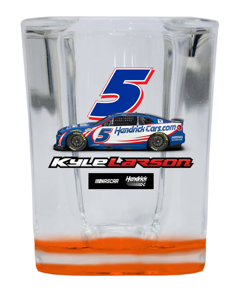 Kyle Larson - Hendricks Cars.com #5 Nascar Offic. Licensed 2 oz Square Shot Glass