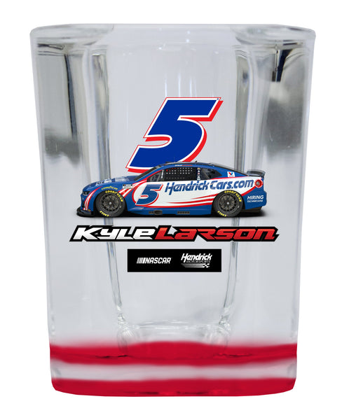 Kyle Larson - Hendricks Cars.com #5 Nascar Offic. Licensed 2 oz Square Shot Glass