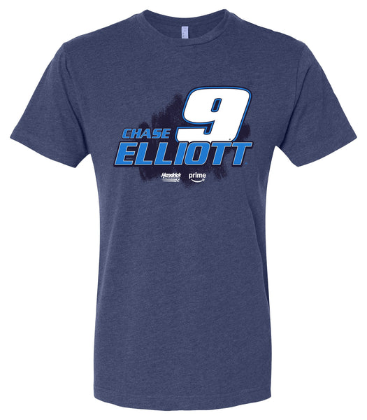 Chase Elliott #9 Nascar Offic. LIC. Unisex Cotton Crew Neck T-Shirt - Large Front Paint Design