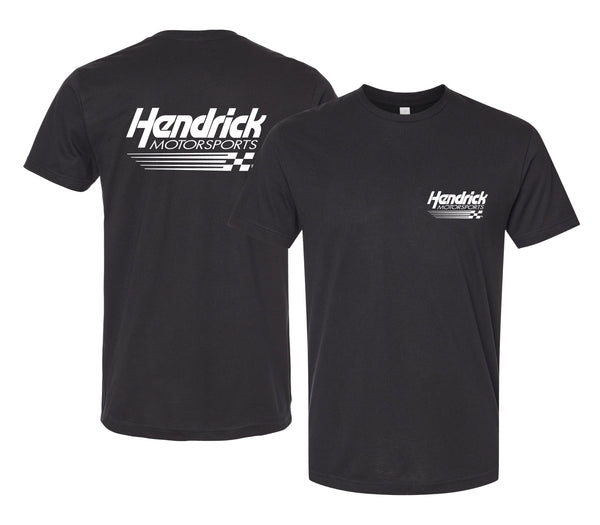 Hendrick Motorsports # Nascar Offic. LIC. Unisex T-Shirt – Left Chest and Large Back Picture Design