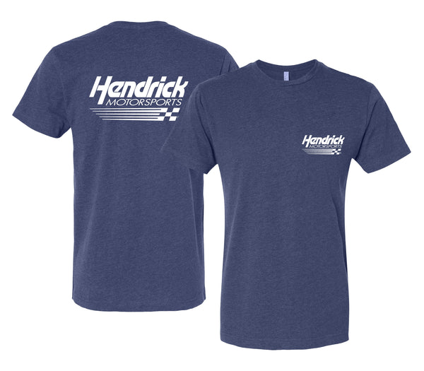 Hendrick Motorsports # Nascar Offic. LIC. Unisex T-Shirt – Left Chest and Large Back Picture Design