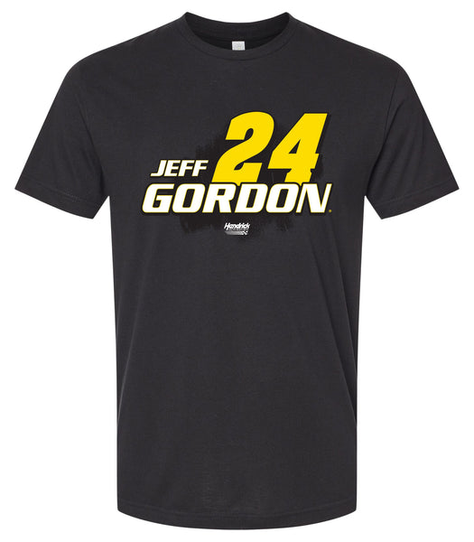 Jeff Gordon #24 Nascar Offic. LIC. Unisex Cotton Crew Neck T-Shirt - Large Front Paint Design