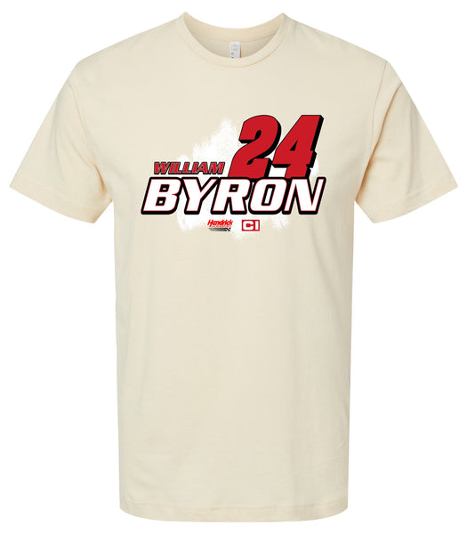 William Byron - Cincinnati #24 Nascar Offic. LIC. Unisex Cotton Crew Neck T-Shirt - Large Front Paint Design