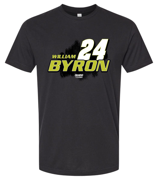 William Byron - Raptor #24 Nascar Offic. LIC. Unisex Cotton Crew Neck T-Shirt - Large Front Paint Design