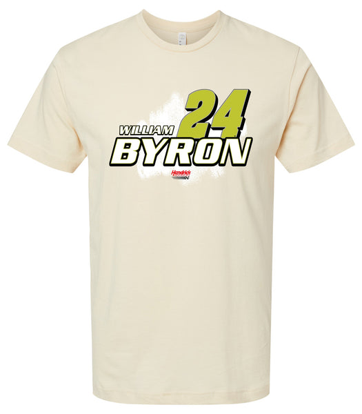 William Byron - Raptor #24 Nascar Offic. LIC. Unisex Cotton Crew Neck T-Shirt - Large Front Paint Design