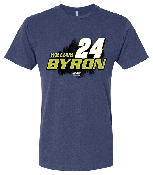 William Byron - Raptor #24 Nascar Offic. LIC. Unisex Cotton Crew Neck T-Shirt - Large Front Paint Design
