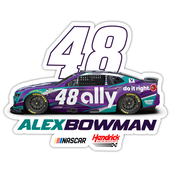 Alex Bowman #48 Nascar Offic. Lic. Decorative Magnet/Sticker