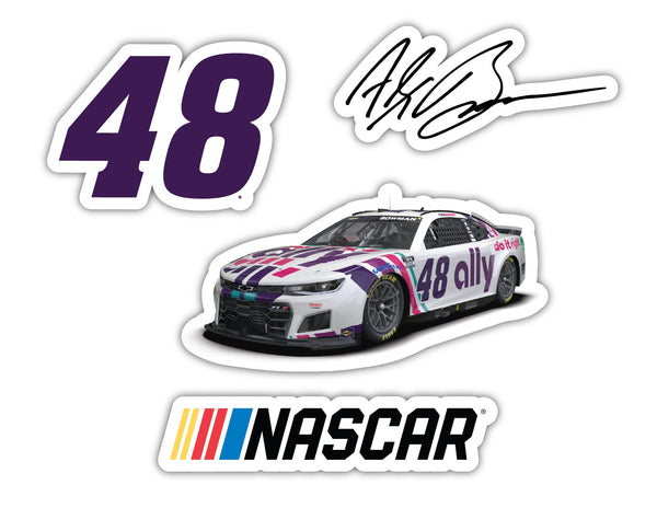 Alex Bowman #48 NASCAR Cup Series 4 Pack Laser Cut Decal