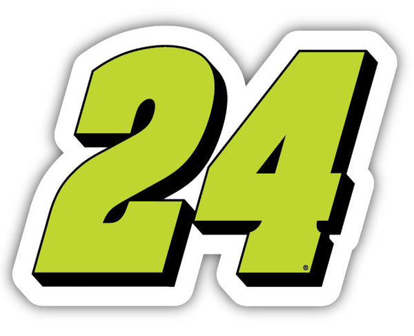 William Byron #24 NASCAR Cup Series 4 Pack Laser Cut Decal
