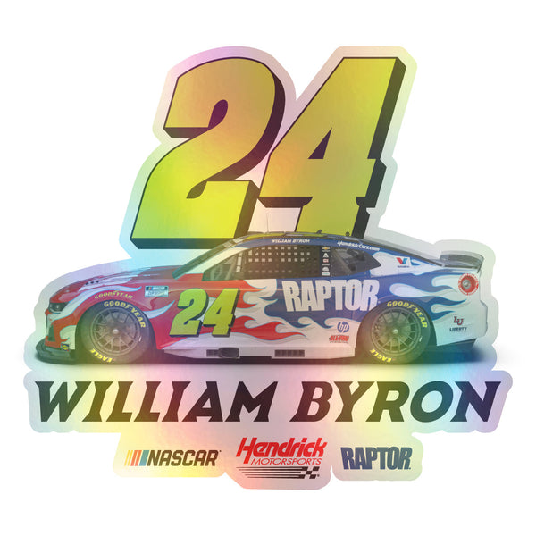 William Byron #24 Nascar Offic. Lic. Decorative Magnet/Sticker
