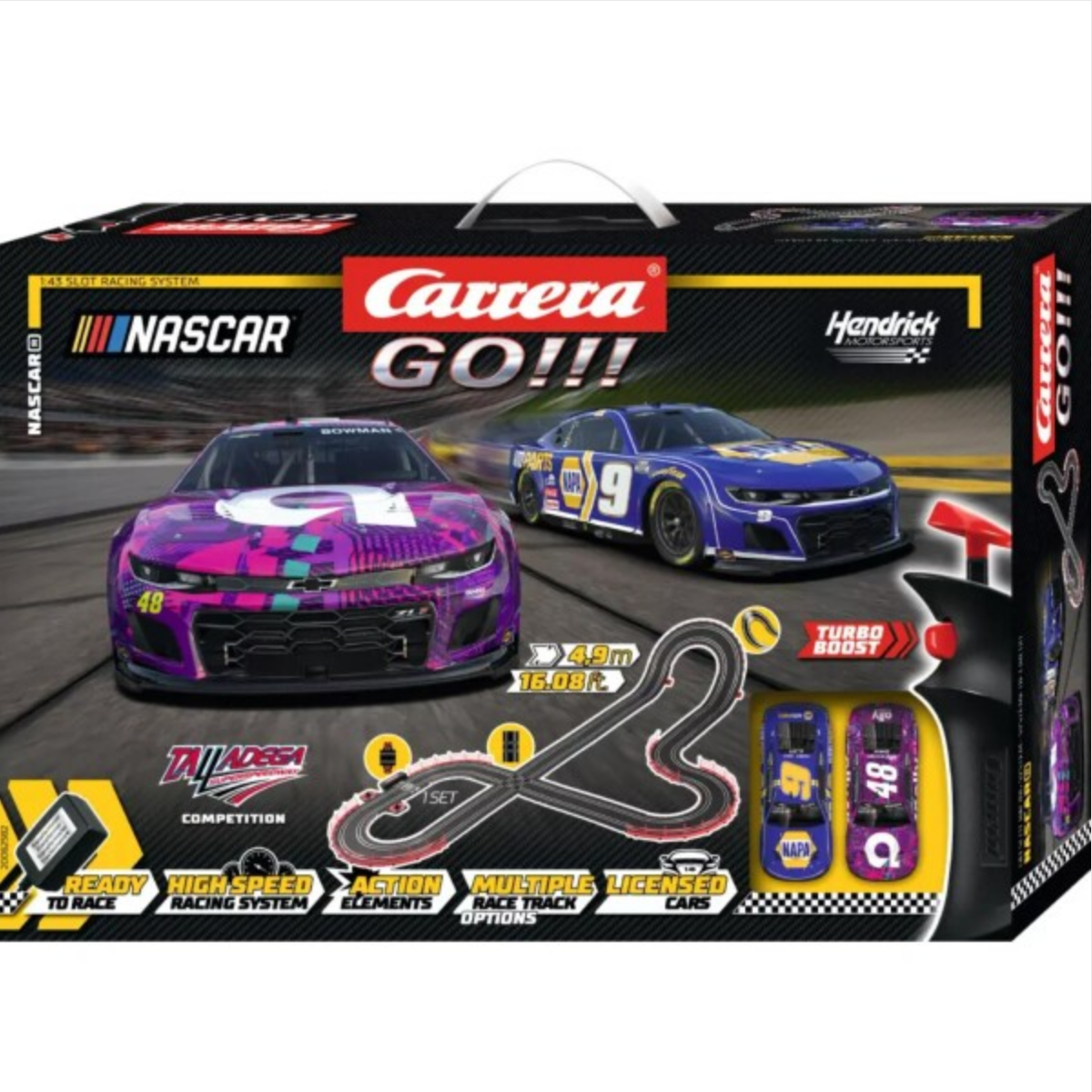 TALLADEGA COMPETITION CARRERA GO!!! SLOT CAR SET