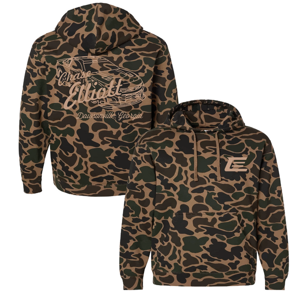 SWEAT À CAPUCHE CAMO NOIR
