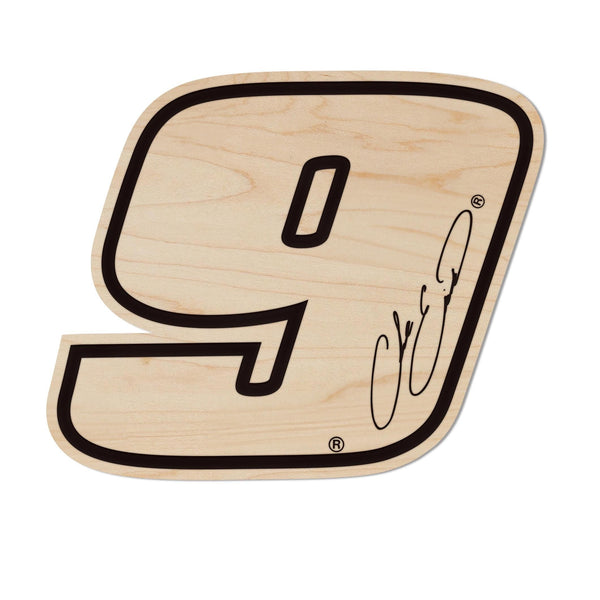 Chase Elliot #9 Wooden Magnet