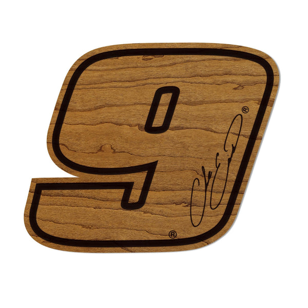 Chase Elliot #9 Wooden Magnet
