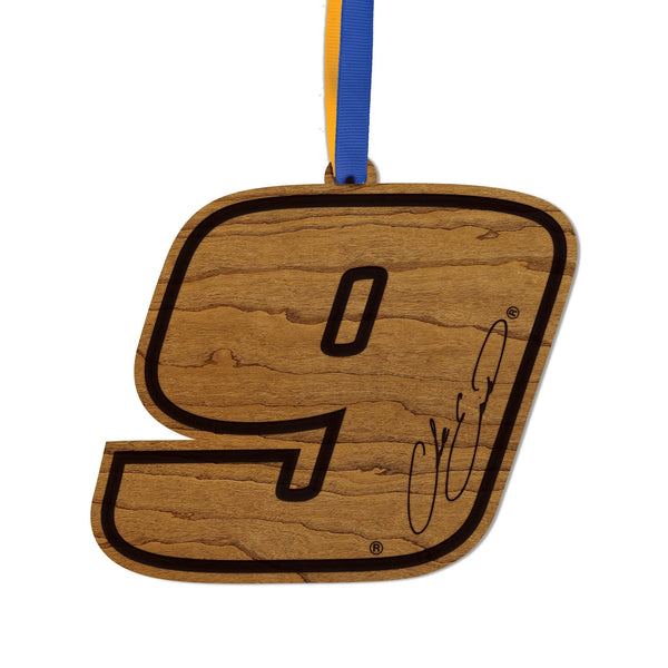 Chase Elliot #9 Wooden Ornament