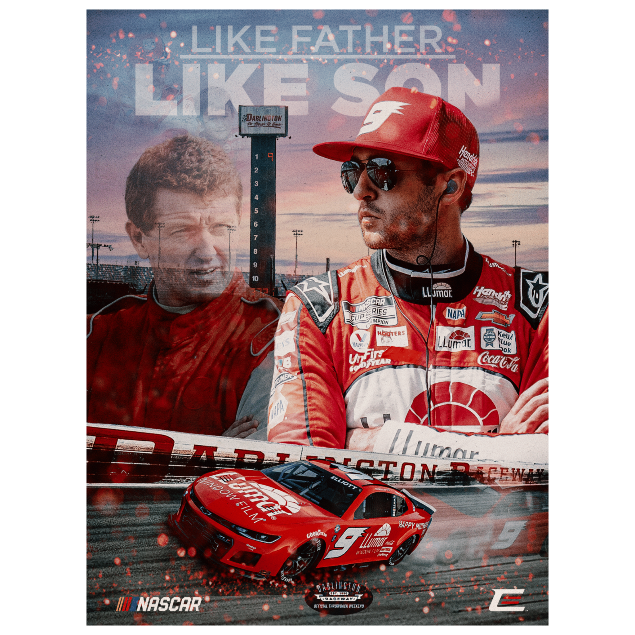 BILL CHASE THROWBACK POSTER AUTOGRAPHED BY BILL CHASE