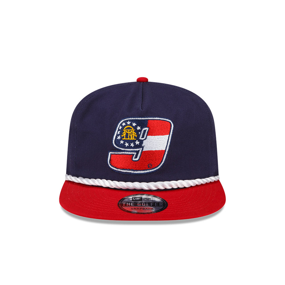 BLUE RED GEORGIA 9 NEW ERA GOLFER HAT Chase Elliott Store