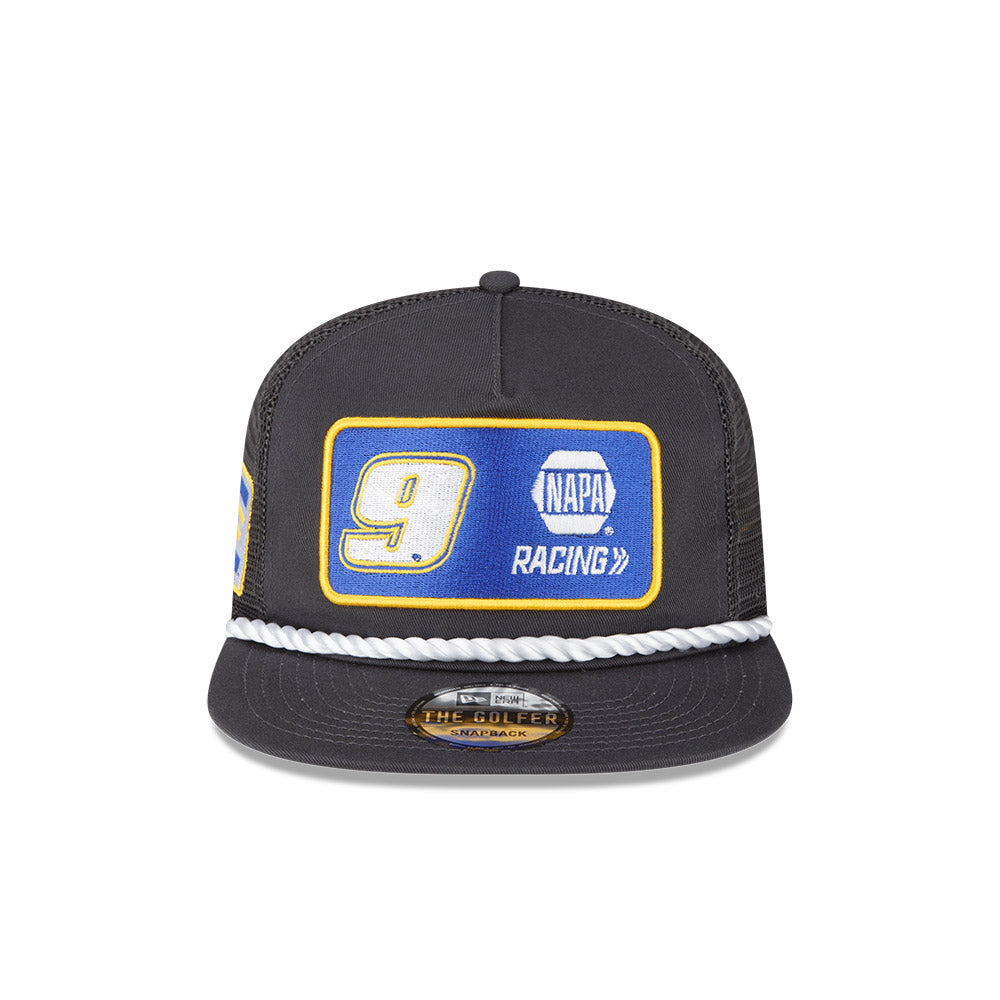 GRAPHITE NAPA NEW ERA GOLFER TRUCKER HAT