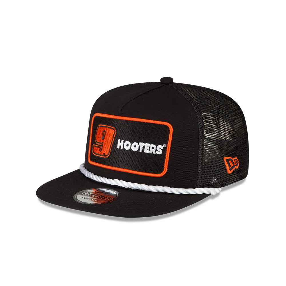 9 BLACK HOOTERS NEW ERA GOLFER TRUCKER HAT – Chase Elliott Store
