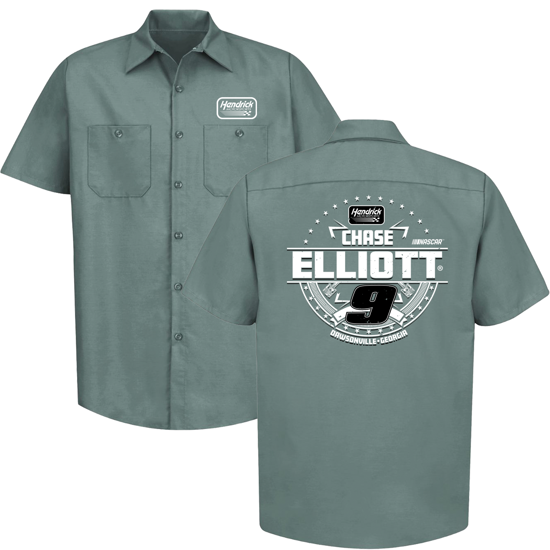 LIGHT GREEN WORK SHIRT