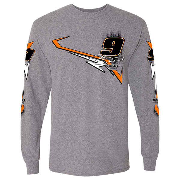 LONG SLEEVE GREY 9 TEE