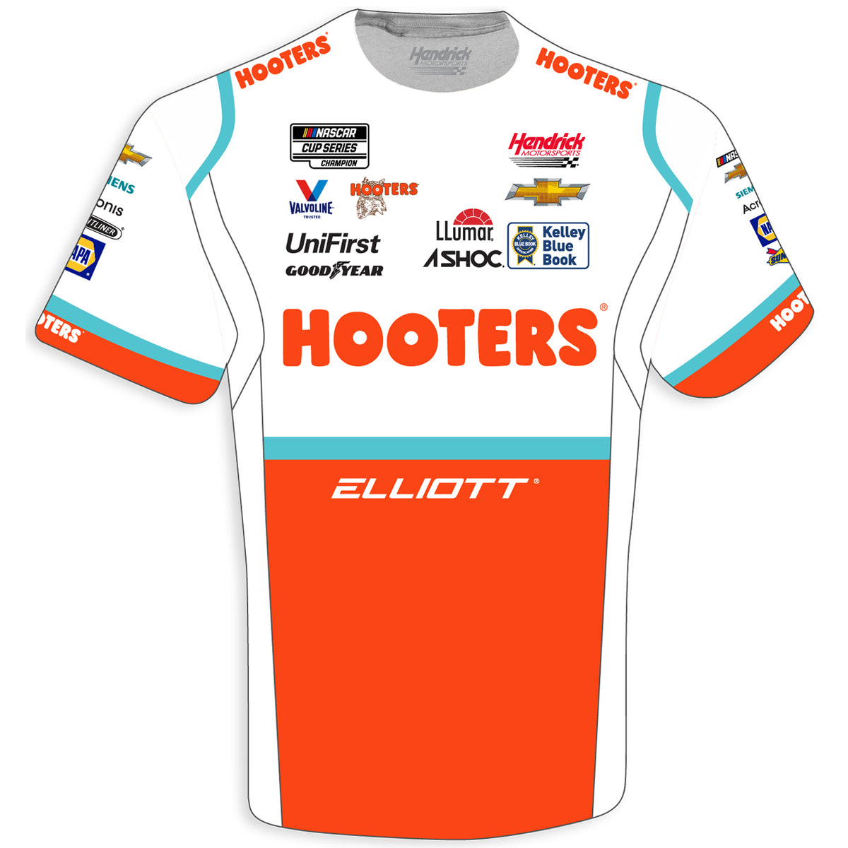 HOOTERS SUBLIMATED UNIFORM TEE – Chase Elliott Store