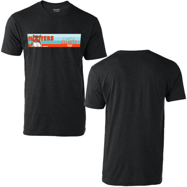 T-SHIRT HOOTERS À RAYURES GRAPHITE