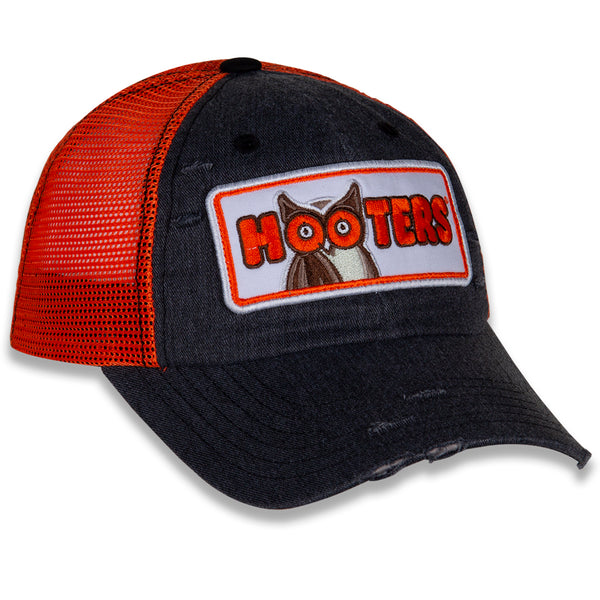 CHAPEAU DE PATCH DE COURSE VINTAGE HOOTERS