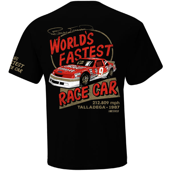 T-shirt de voiture de course le plus rapide du monde BILL ELLIOTT