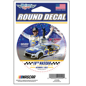 Win Decal 18TH TALLADEGA WIN DECAL – Chase Elliott Store