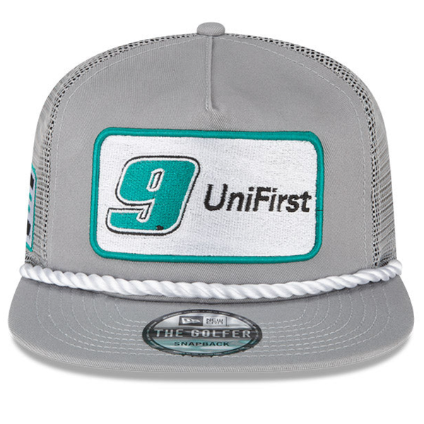 GREY UNIFIRST NEW ERA GOLFER TRUCKER HAT