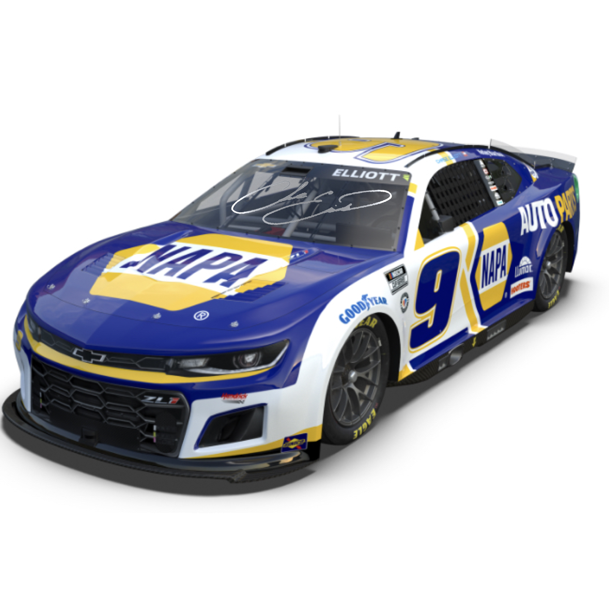 2023 PINTURA REGULAR ELITE AUTOGRAFIADA DE NAPA 1:24 DIE-CAST