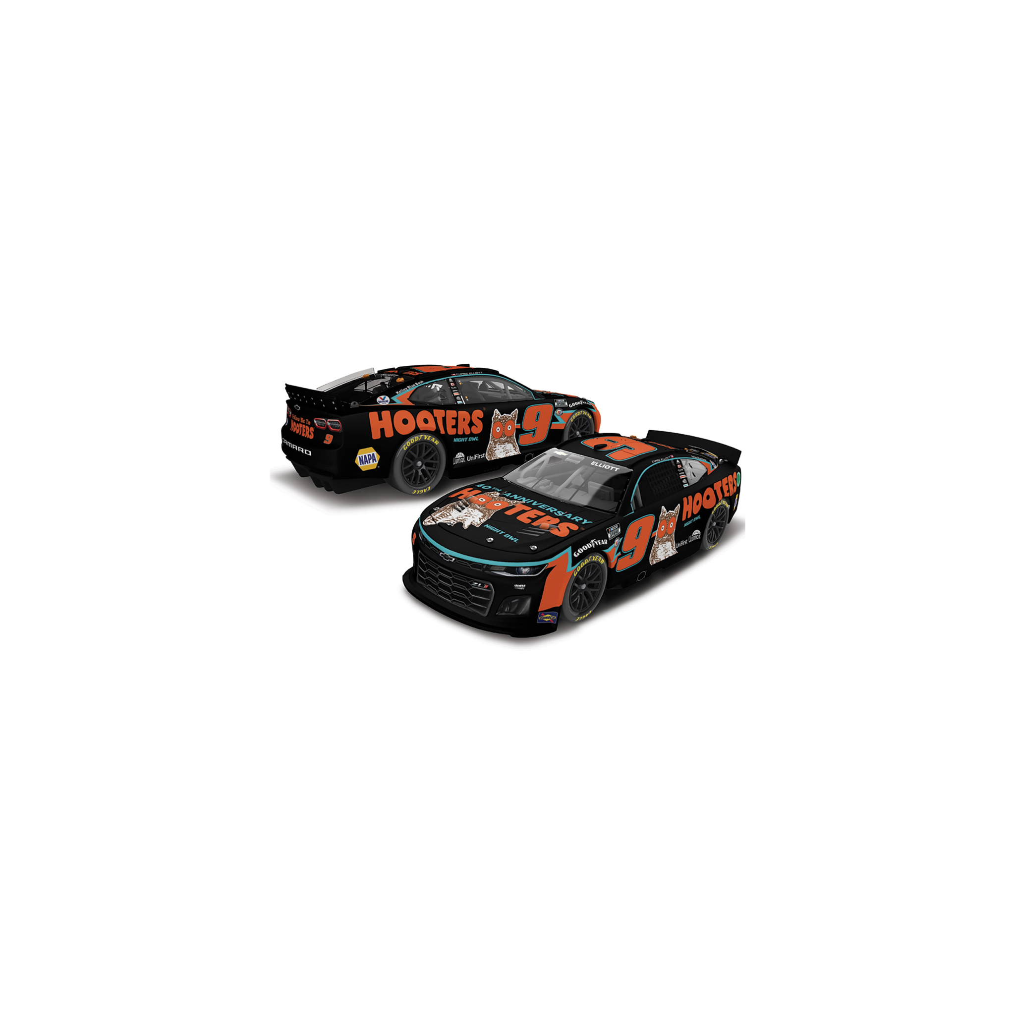 PEINTURE RÉGULIÈRE HOOTERS 2023 1:64 DIE-CAST