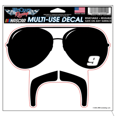 *PRE-ORDER*GLASS STACHE DECAL