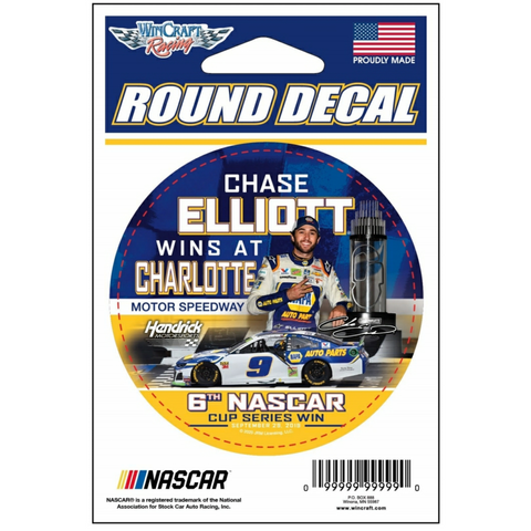 6TH CHARLOTTE ROVAL WIN DECAL