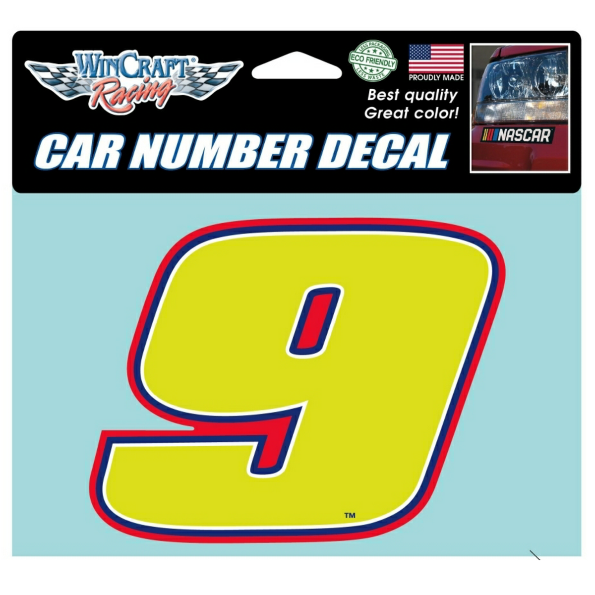 Nascar Number Decals