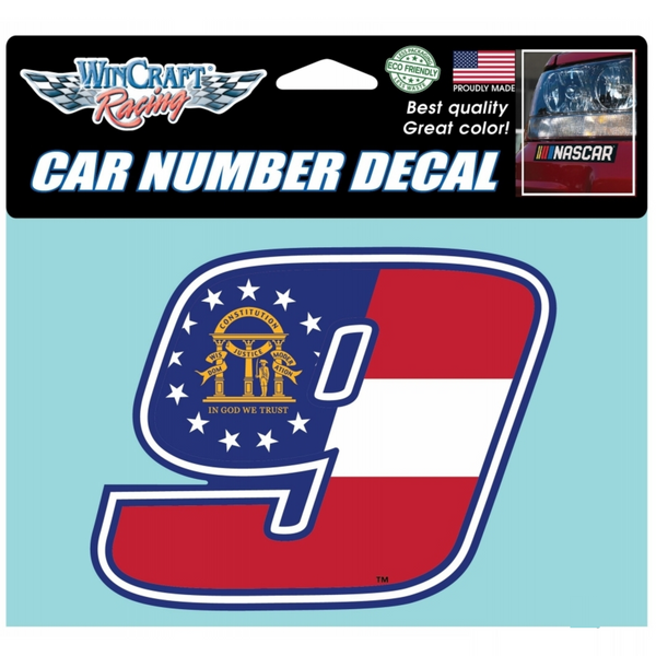 GEORGIA FLAG 9 DECAL – Chase Elliott Store